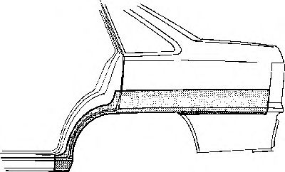 VAN WEZEL 3732147 -  Боковина
